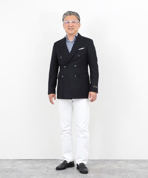 NOLLEY’S（ノーリーズ）の「《ビジカジ対応》尾州 WOOL W JACKET 25AW（テーラードジャケット・メンズ・ダークネイビー・42/44/46/48/50）」の16枚目の写真