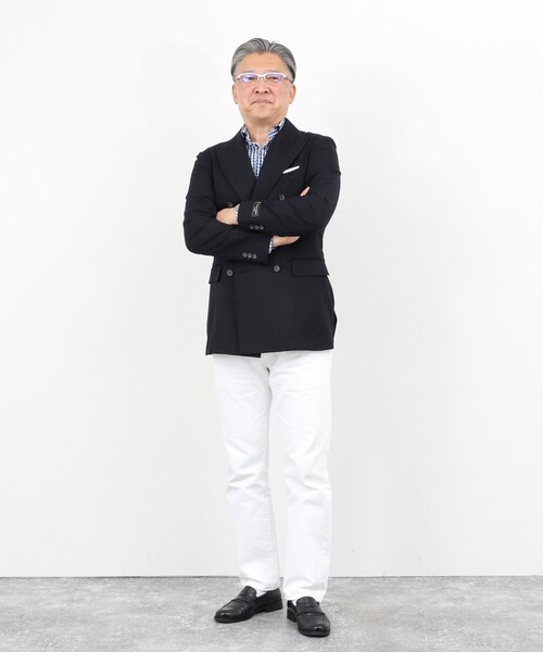 NOLLEY’S（ノーリーズ）の「《ビジカジ対応》尾州 WOOL W JACKET 25AW（テーラードジャケット・メンズ・ダークネイビー・42/44/46/48/50）」の18枚目の写真