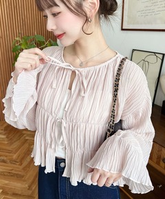 セール】ラッフルオフショルニット【WEB限定カラーあり