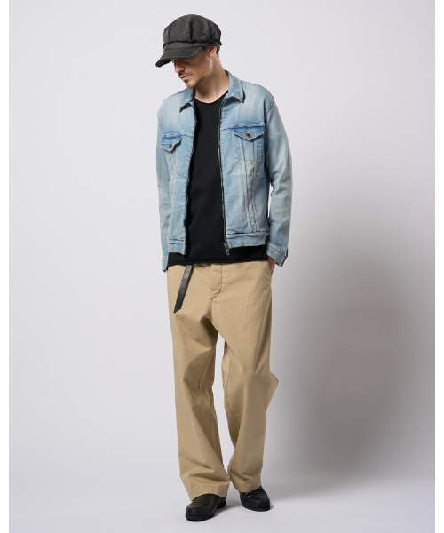 wjk（ダヴルジェイケイ）の「jersey engineer cap（キャップ・メンズ・ブラック/チャコールグレー・FREE）」の18枚目の写真