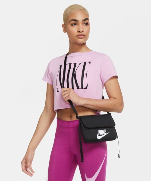 NIKE(ナイキ)の「ナイキ NIKE ナイキ ウィメンズ NSW レベル クロスボディ(ショルダーバッグ・メンズ・ブラック・ONE SIZE)」の9枚目の写真
