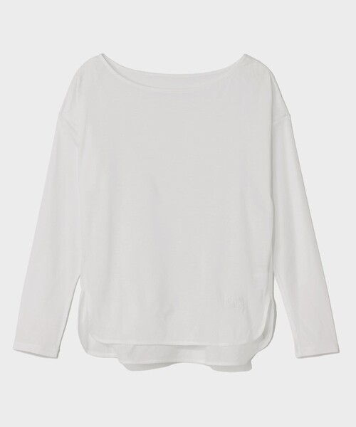 GRACE CLASS（グレースクラス）の「天竺ドルマントップ（Tシャツ/カットソー・レディース・ホワイト/カーキ・36）」の7枚目の写真