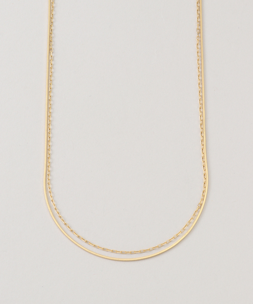 plage(プラージュ)の「《六本木店・WEB限定》MARIHA / マリハ Silent Rain DOUBLE NECKLACE ネックレス 40(ネックレス・レディース・ゴールド・FREE)」の1枚目の写真