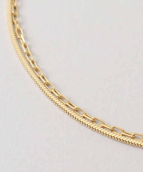 plage(プラージュ)の「《六本木店・WEB限定》MARIHA / マリハ Silent Rain DOUBLE NECKLACE ネックレス 40(ネックレス・レディース・ゴールド・FREE)」の4枚目の写真