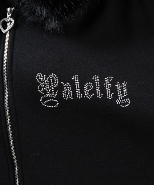 pal elfy パルエルフィー ファー付きロゴパーカー ファー付きロゴパーカー（パーカー）｜Pal elfy（パルエルフィー