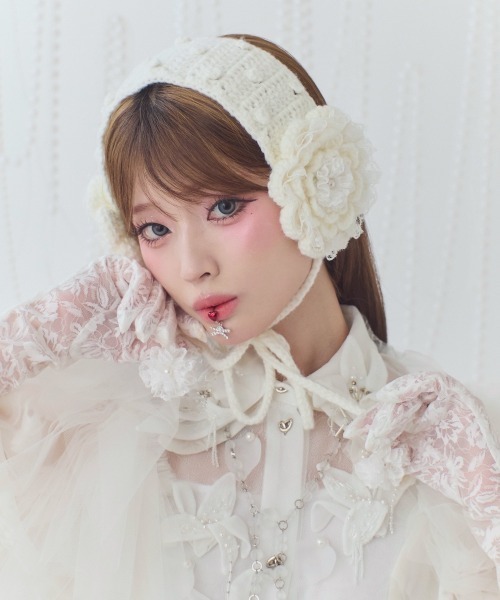 kaorinomori×かきぶちももの ローサヘアバンド / カオリノモリ（ヘア