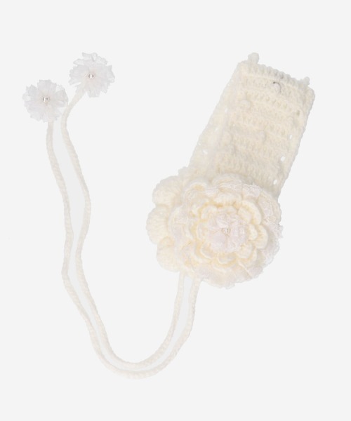 kaorinomori（カオリノモリ）の「kaorinomori×かきぶちももの ローサヘアバンド / カオリノモリ（ヘアバンド・レディース・ホワイト/ライトブルー・FREE）」の7枚目の写真