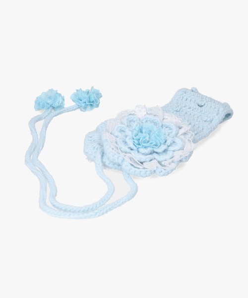 kaorinomori（カオリノモリ）の「kaorinomori×かきぶちももの ローサヘアバンド / カオリノモリ（ヘアバンド・レディース・ホワイト/ライトブルー・FREE）」の14枚目の写真