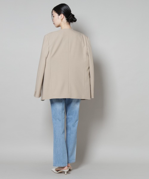 NANO universe(ナノユニバース)の「センタープレスデニム(デニムパンツ・レディース・ネイビー/ダークネイビー/ライトブルー・FREE)」の18枚目の写真