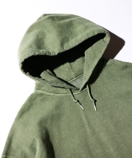JERZEES（ジャージーズ）の「JERZEES / ジャージーズ PIGMENT DYE PULL OVER HOODIE ピグメントダイ（パーカー・メンズ・グリーン/ライトグリーン/モカ/ブラック/グレー/レッド・LARGE/X-LARGE/MEDIUM）」の22枚目の写真