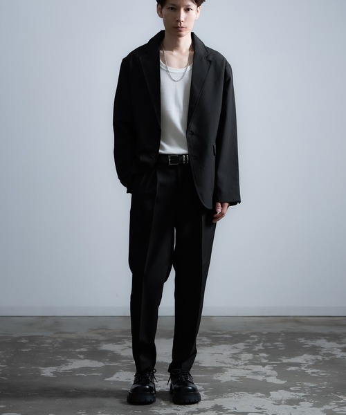 improves（インプローブス）の「ポリオックス テーラードジャケット＆スラック セットアップ（セットアップ・メンズ・ブラック/スモークグレー・X-LARGE/LARGE/MEDIUM）」の3枚目の写真