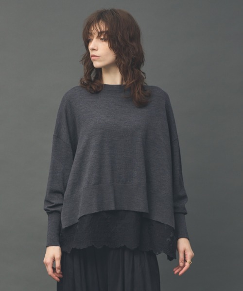 Curensology(カレンソロジー)/ハイゲージレースニットプル