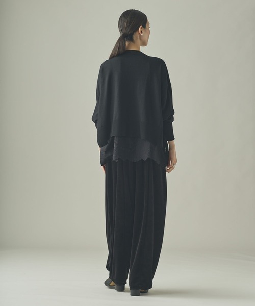 【最終値下げ】Curensology　カレンソロジー　ニットプルオーバー Curensology(カレンソロジー)/ファインウールクルーニットプルオーバー