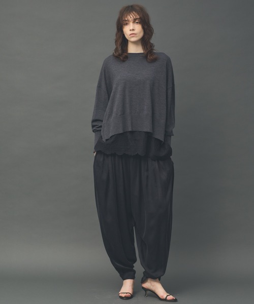 セール】Curensology(カレンソロジー)/ハイゲージレースニットプル