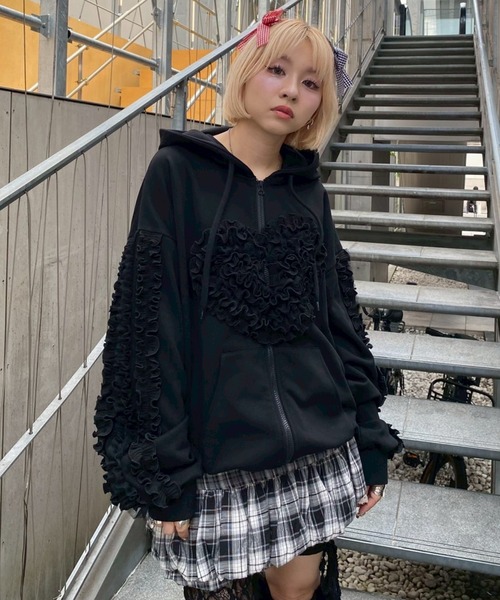 Candy Stripper（キャンディストリッパー）の「BALLOON WRAP SKIRT ベルト（スカート・レディース・グレー/レッド・FREE）」の8枚目の写真