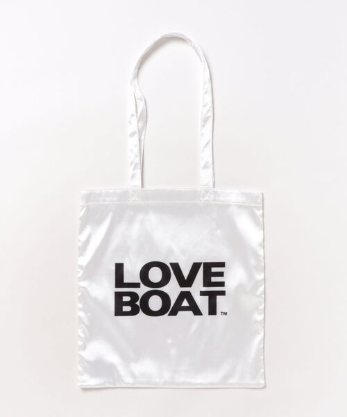 LOVE BOAT(ラブ・ボート)の「LOVEBOAT サテントート(トートバッグ・レディース・シルバー/ブラック・FREE)」の8枚目の写真