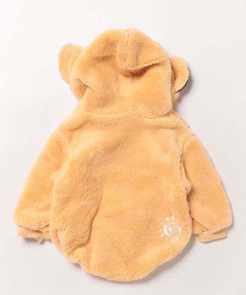 Disney(ディズニー)の「ディズニー なりきるぽってりボアロンパース 0911B(ロンパース・キッズ・ブラック/オレンジ/ホワイト・70-80cm)」の4枚目の写真