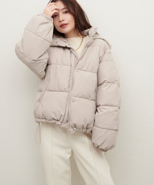 セール】フード中綿ジャケット（ダウンジャケット/コート）｜natural