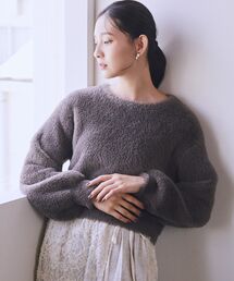 Ｗフェイスシャギープルオーバー