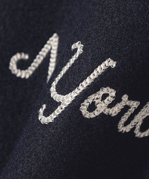 SKOOKUM（スクーカム）の「SKOOKUM: ワッペン 刺繍 ベースボール ブルゾン（その他アウター・レディース・ネイビー/ワイン・ONE SIZE）」の10枚目の写真