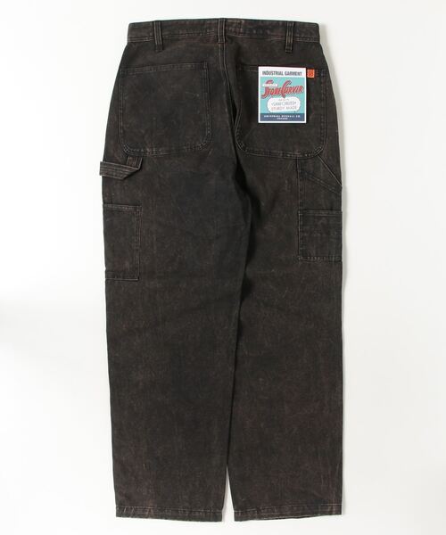 UNIVERSAL OVERALL(ユニバーサルオーバーオール)の「『UNIVERSAL OVERALL』DOBLUE KNEE PAINTER(デニムパンツ・メンズ・ブラック/グレー・LARGE/MEDIUM/X-LARGE)」の9枚目の写真