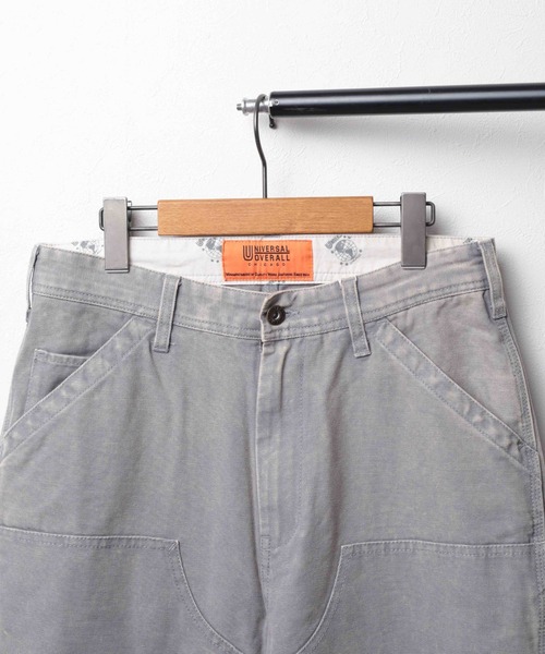 UNIVERSAL OVERALL(ユニバーサルオーバーオール)の「『UNIVERSAL OVERALL』DOBLUE KNEE PAINTER(デニムパンツ・メンズ・ブラック/グレー・LARGE/MEDIUM/X-LARGE)」の6枚目の写真