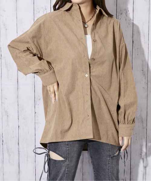 45R シャツコーデュロイのビッグシャツ 45R（フォーティファイブアール）の「シャツコーデュロイのビッグ