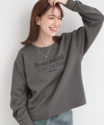 DRESKIP | 【S-LL】大人のデイリースタイルに お袖タック フェイクパール付きトップス(Tシャツ/カットソー)