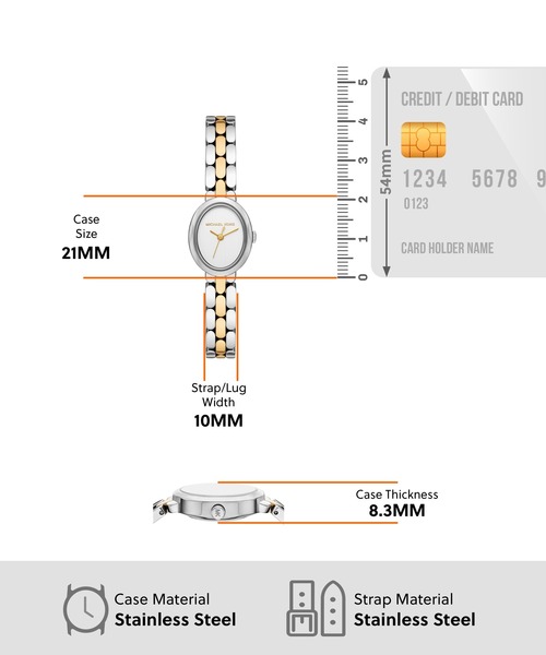 MICHAEL KORS(マイケルコース)の「マイケル・コース 腕時計 レディース アナログ ステンレス MK4956(アナログ腕時計・レディース・マルチ・FREE)」の5枚目の写真