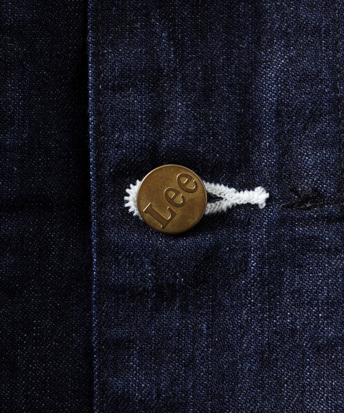 Lee（リー）の「Lee × FREAK'S STORE/リー 別注 LOCO JACKET/別注 ロコ デニムジャケット カバーオール（デニムジャケット・メンズ・その他/ダークネイビー・MEDIUM/LARGE）」の6枚目の写真