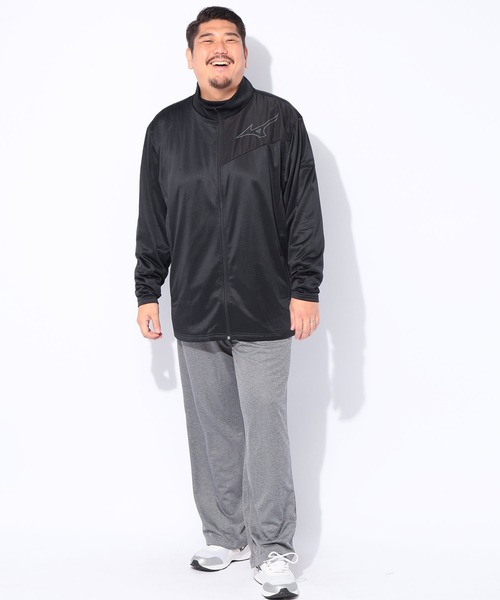 MIZUNO(ミズノ )の「MIZUNO (ミズノ) 裏ブロックフリース スタンド フルジップ トラックジャケット(その他アウター・メンズ・ネイビー/ブラック/グレー・3L/4L/5L)」の22枚目の写真