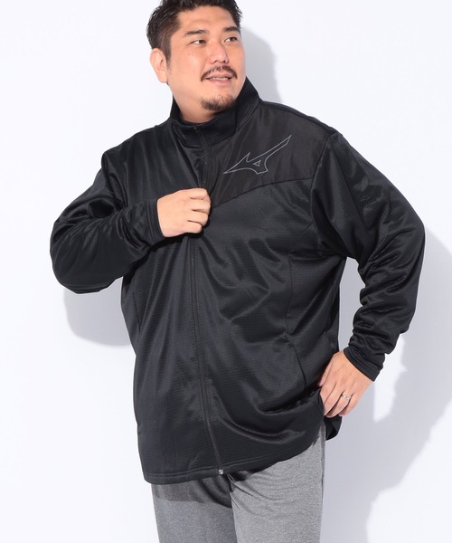 MIZUNO(ミズノ )の「MIZUNO (ミズノ) 裏ブロックフリース スタンド フルジップ トラックジャケット(その他アウター・メンズ・ネイビー/ブラック/グレー・3L/4L/5L)」の20枚目の写真