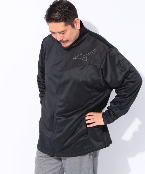 MIZUNO(ミズノ )の「MIZUNO (ミズノ) 裏ブロックフリース スタンド フルジップ トラックジャケット(その他アウター・メンズ・ネイビー/ブラック/グレー・3L/4L/5L)」の21枚目の写真