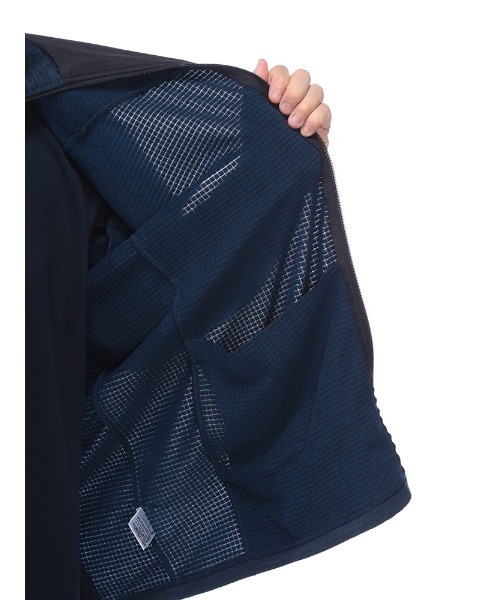 MIZUNO(ミズノ )の「MIZUNO (ミズノ) 裏ブロックフリース スタンド フルジップ トラックジャケット(その他アウター・メンズ・ネイビー/ブラック/グレー・3L/4L/5L)」の17枚目の写真