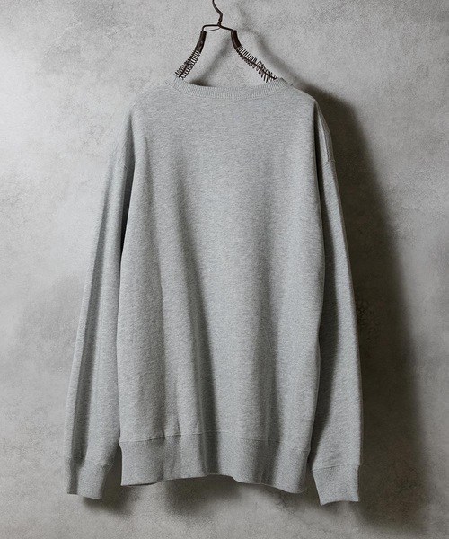 NUMBER (N)INE（ナンバーナイン）の「TOUCH ME I'M SICK PRINTED CLASSIC CREWNECK SWEATSHIRT / タッチ ミー アイム シック ロゴプリント クラシック クルーネック スウェットシャツ（スウェット・メンズ・ブラック/トップグレー・M/L/XL）」の9枚目の写真