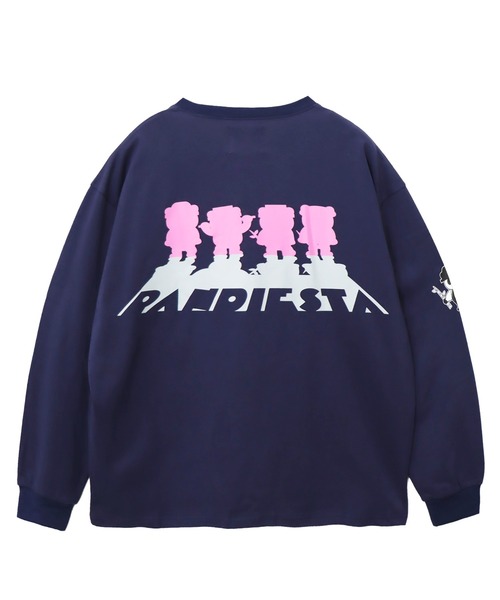 PANDIESTA（パンディエスタ）の「バンブーボーイズロンT(M2)（Tシャツ/カットソー・メンズ・ブラック/アイボリー・XXL/M/L/XL）」の6枚目の写真