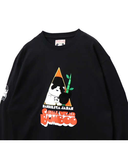 PANDIESTA（パンディエスタ）の「バンブーボーイズロンT(M2)（Tシャツ/カットソー・メンズ・ブラック/アイボリー・XXL/M/L/XL）」の8枚目の写真