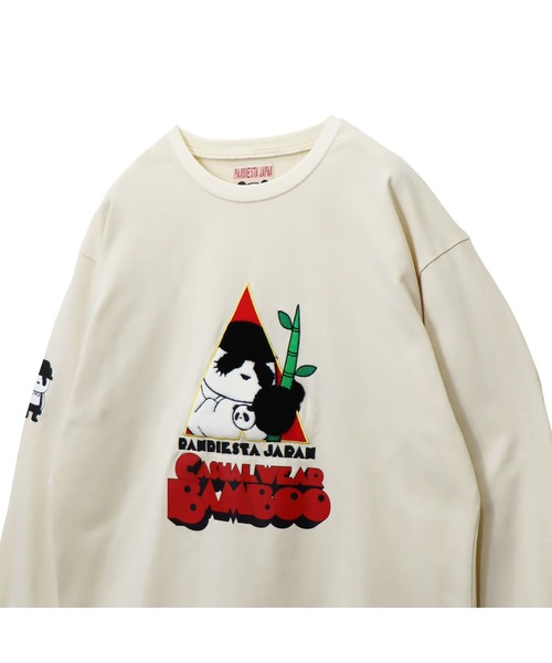 PANDIESTA（パンディエスタ）の「バンブーボーイズロンT(M2)（Tシャツ/カットソー・メンズ・ブラック/アイボリー・XXL/M/L/XL）」の12枚目の写真