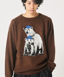 CORISCO（コリスコ）の「アニマル柄ジャガードニット(M1)（ニット/セーター）」