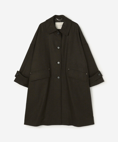 Mackintosh(マッキントッシュ)の「MACKINTOSH | 〈別注〉HUMBIE LONG EX WOMEN(ステンカラーコート・レディース・ブラウン系その他・8/6)」の2枚目の写真