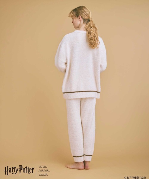 une nana cool(ウンナナクール)の「【ハリー・ポッターコラボ】 Harry Potter × une nana cool プルオーバー&ロングパンツセット(ルームウェア/パジャマ・レディース・ピンク/クリーム・M-L)」の18枚目の写真