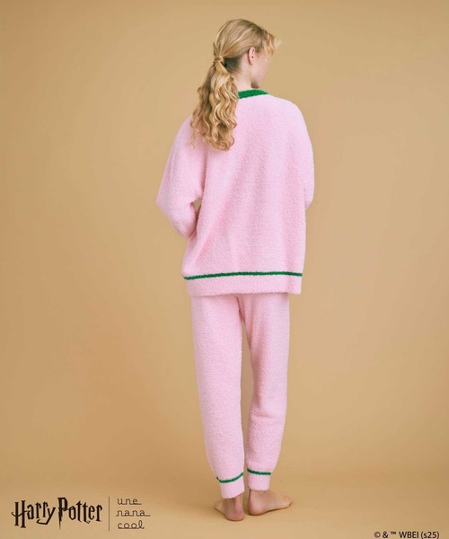 une nana cool(ウンナナクール)の「【ハリー・ポッターコラボ】 Harry Potter × une nana cool プルオーバー&ロングパンツセット(ルームウェア/パジャマ・レディース・ピンク/クリーム・M-L)」の14枚目の写真