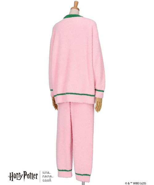 une nana cool(ウンナナクール)の「【ハリー・ポッターコラボ】 Harry Potter × une nana cool プルオーバー&ロングパンツセット(ルームウェア/パジャマ・レディース・ピンク/クリーム・M-L)」の6枚目の写真