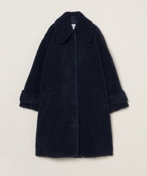 three dots ノーカラーボアジャケットアウター 楽天市場】ノーカラーボアジャケット レディース ボアブルゾン