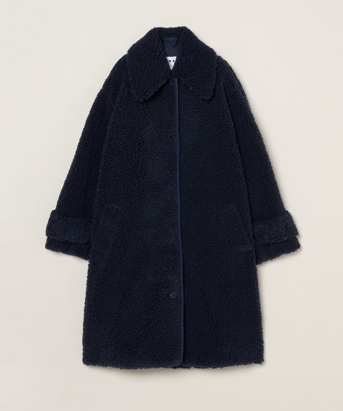 エコペルボア ロングコート（その他アウター）｜three dots