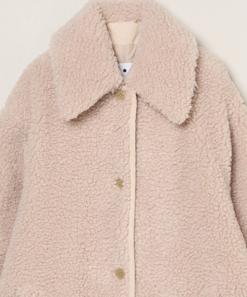 エコペルボア ロングコート（その他アウター）｜three dots