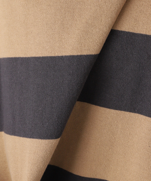 JOURNAL STANDARD LUXE（ジャーナルスタンダード　ラックス）の「ボーダーワイドプル（Tシャツ/カットソー・レディース・ネイビー/チャコールグレー・FREE）」の20枚目の写真