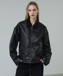 CALLNE(カルネ)の【CALLNE】Vintage Design Doublezip Jacket / ヴィンテージデザインダブルジップジャケット(セットアップ対応)(その他アウター)