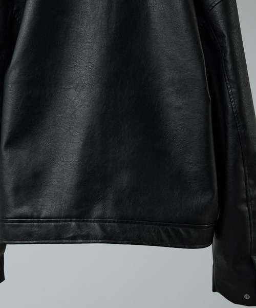 CALLNE(カルネ)の「【CALLNE】Vintage Design Doublezip Jacket / ヴィンテージデザインダブルジップジャケット(セットアップ対応)(その他アウター・メンズ・ブラック/ダークグレー・M/L)」の7枚目の写真