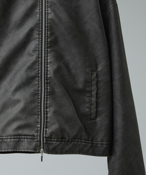 CALLNE(カルネ)の「【CALLNE】Vintage Design Doublezip Jacket / ヴィンテージデザインダブルジップジャケット(セットアップ対応)(その他アウター・メンズ・ブラック/ダークグレー・M/L)」の16枚目の写真